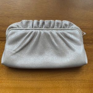 Lauren Merkin white/pearl clutch
